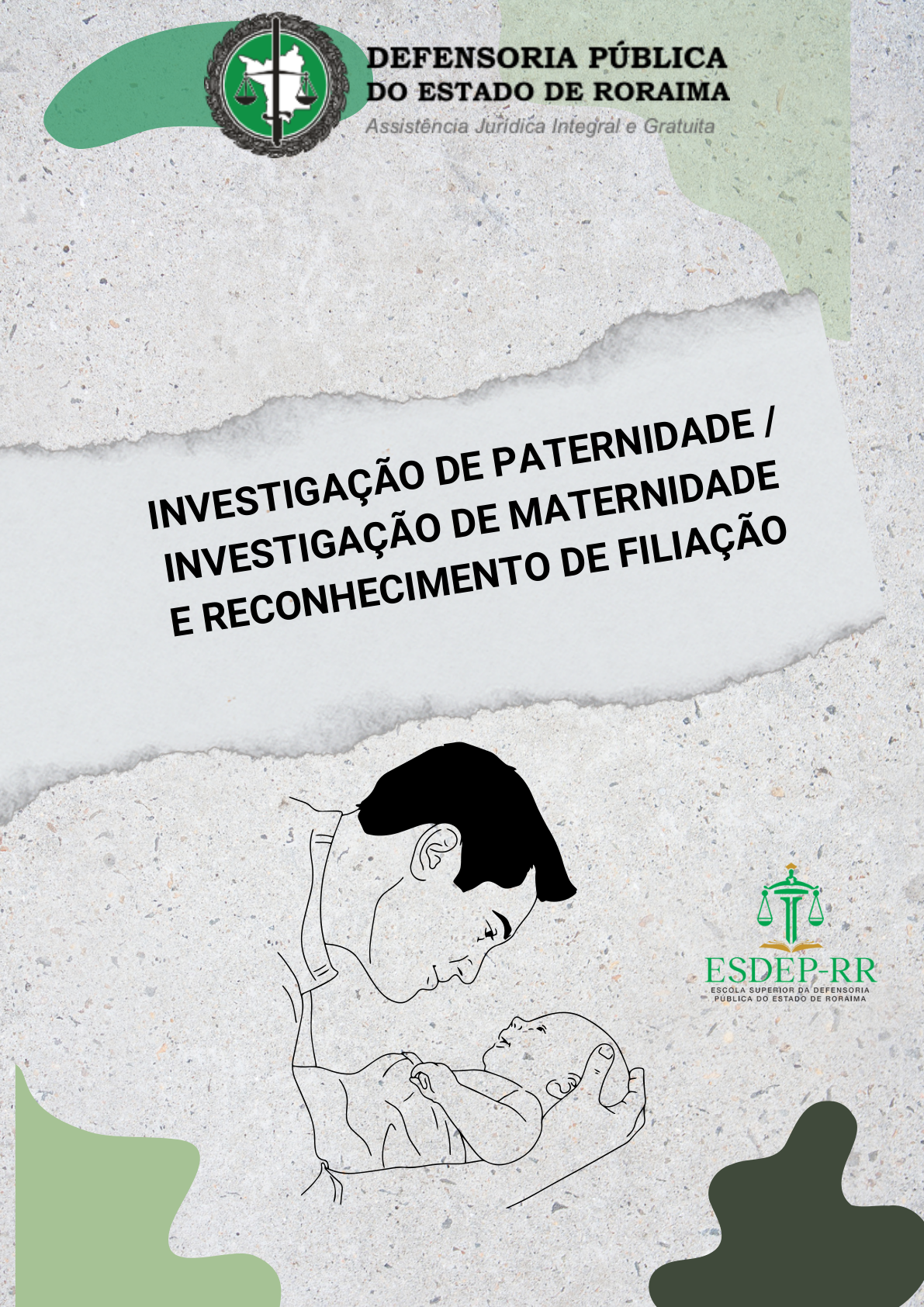 Capa de INVESTIGAÇÃO DE MATERNIDADE OU PATERNIDADE E RECONHECIMENTO DE FILIAÇÃO