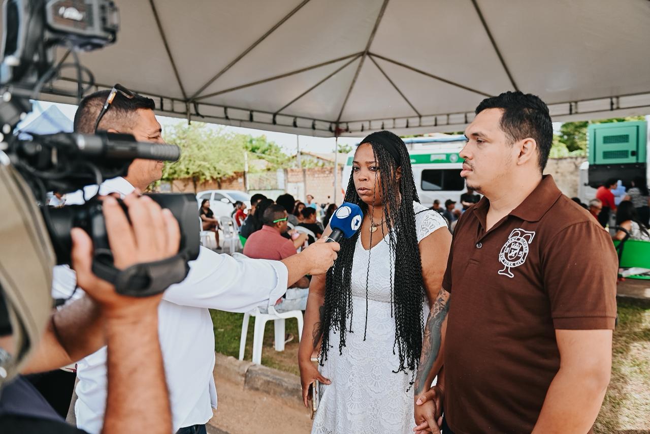 CIDADANIA E JUSTIÇA: Casal realiza união estável na ação da Carreta dos Direitos
