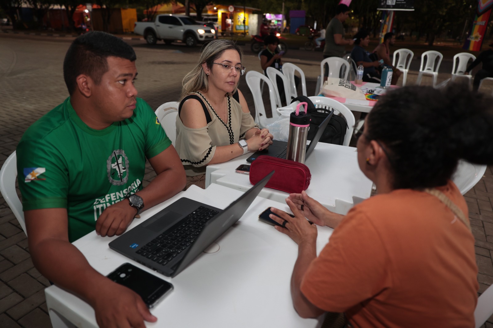 Ação da comunidade LGBTI+ ocorreu no palco Aderval Rocha